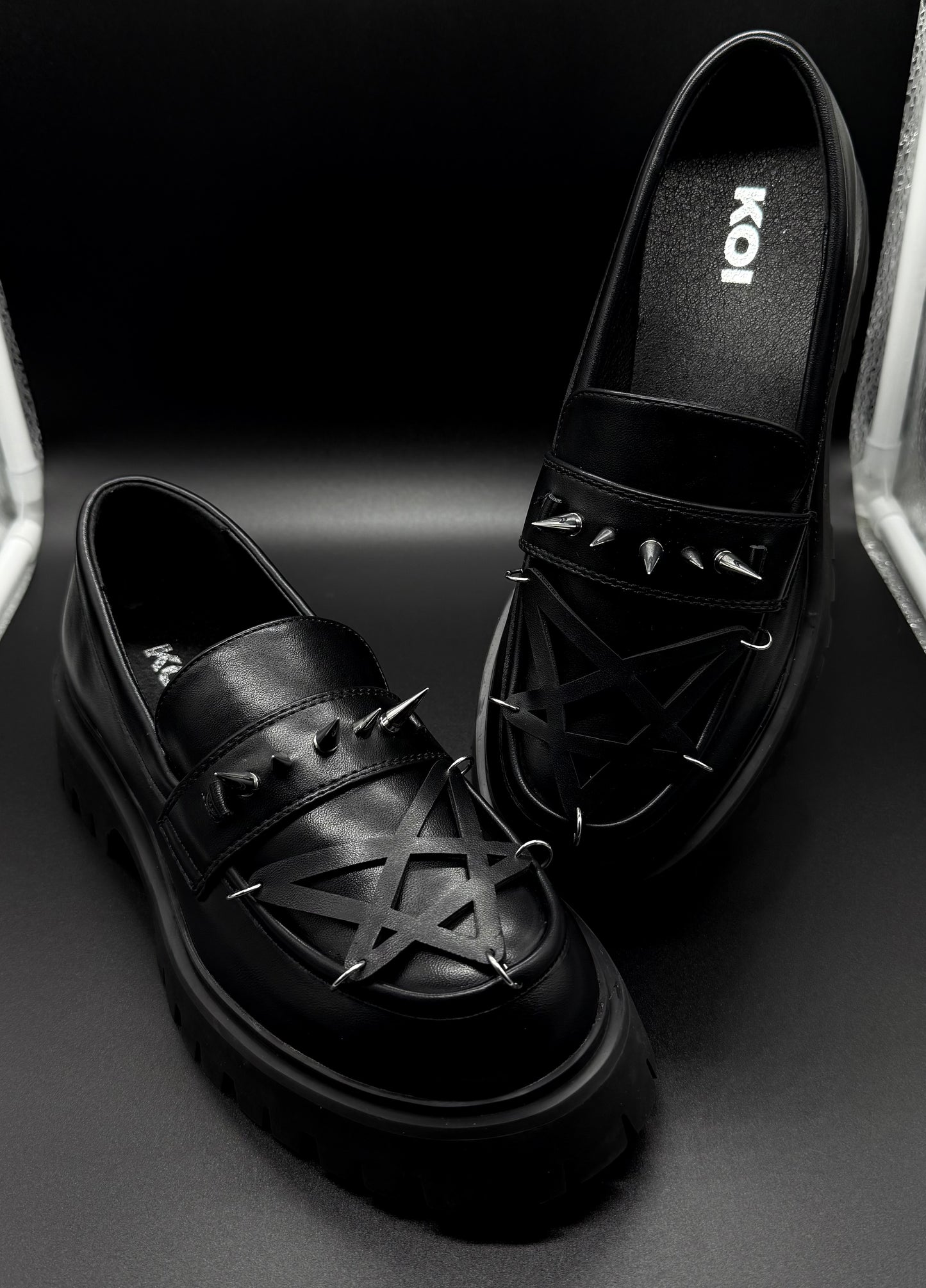 Spiked Loafers