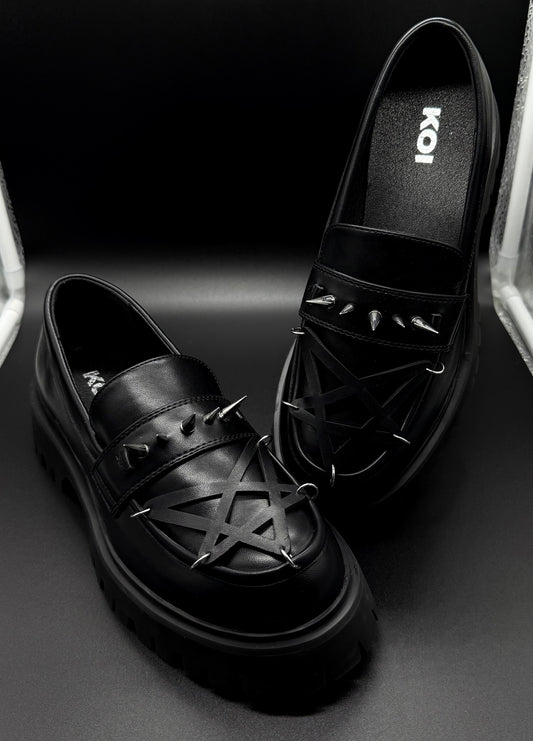 Spiked Loafers