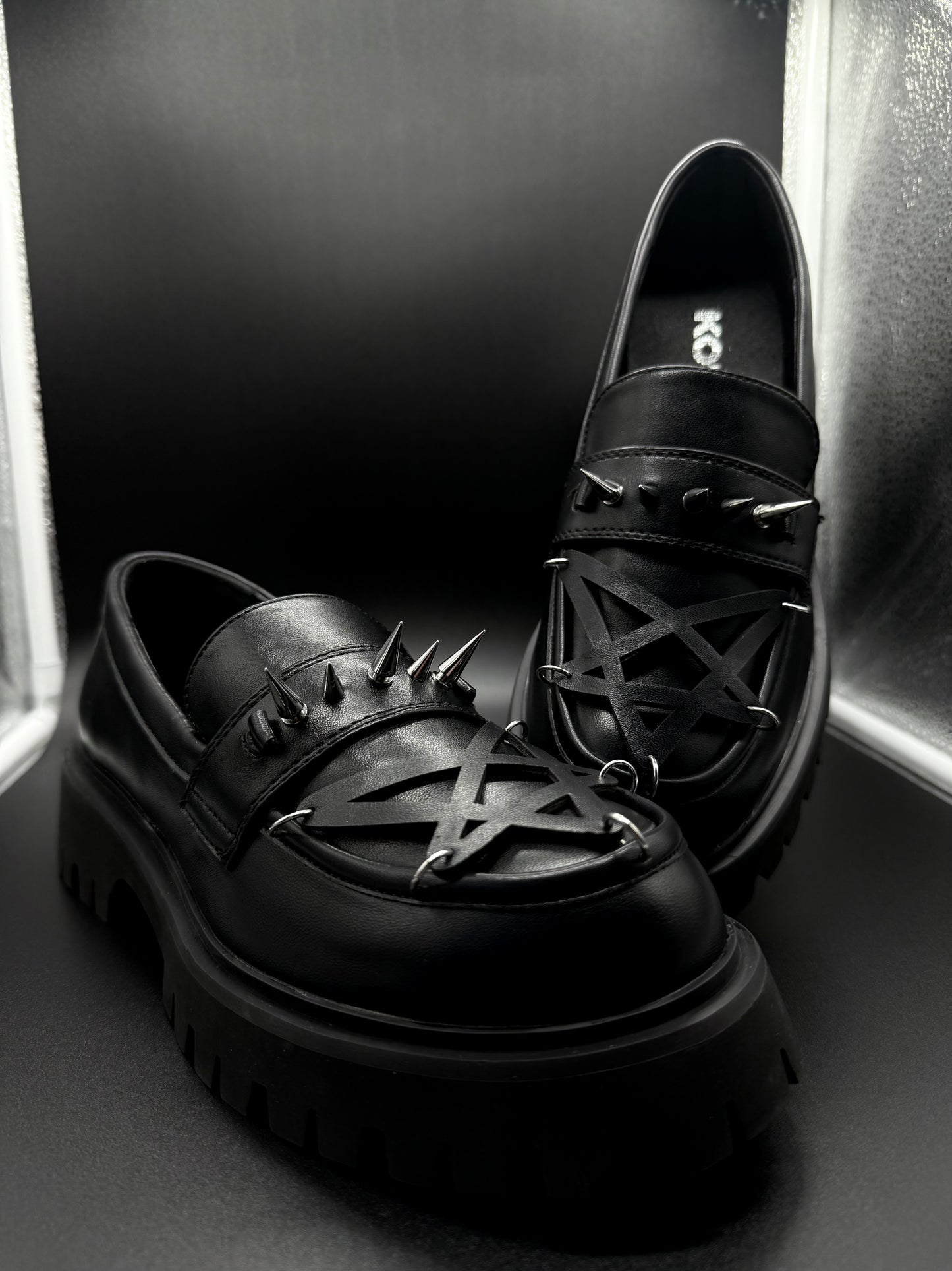 Spiked Loafers